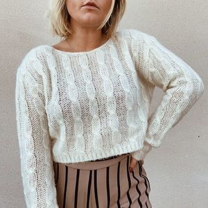 Vintage Gantos Crop Knit